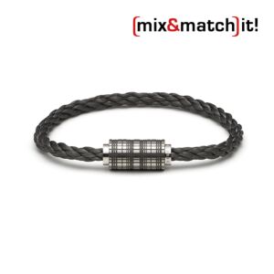 (mix&match)it! Armband, Edelstahl, anthrazit Bild 1