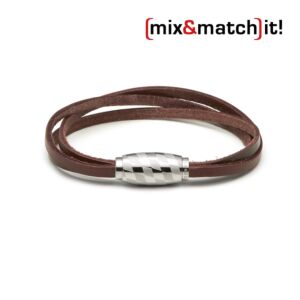 (mix&match)it! Armband, Leder, braun Bild 1