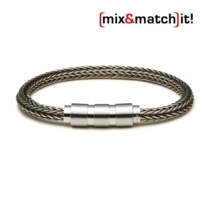 (mix&match)it! Armband, Edelstahl, geschwärzt Bild 1