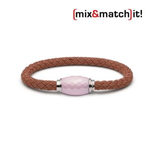 (mix&match)it! Armband, Textil, coffee Bild 1