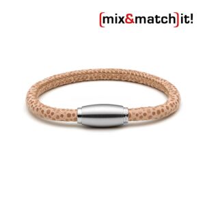 (mix&match)it! Armband, Leder, beige Bild 1