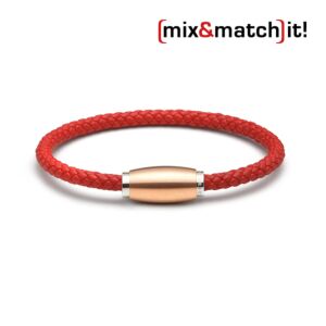 (mix&match)it! Armband, Leder, rot Bild 1