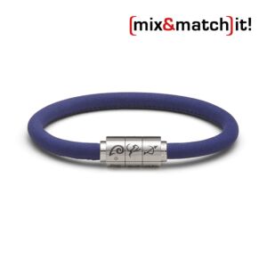 (mix&match)it! Armband "Widder", Leder, royal blau Bild 1