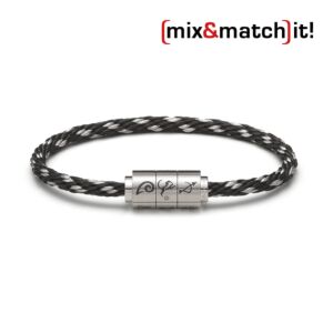 (mix&match)it! Armband "Löwe", Edelstahl, Materialmix Bild 1