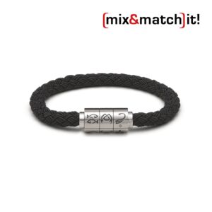 (mix&match)it! Armband "Skorpion", Textil, schwarz Bild 1