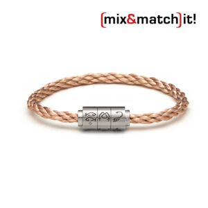 (mix&match)it! Armband "Fische", Edelstahl, rosegold Bild 1
