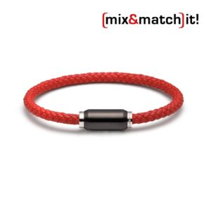 (mix&match)it! Armband, Leder, rot Bild 1