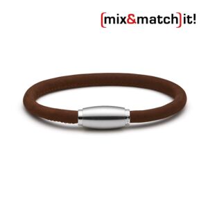 (mix&match)it! Armband, Leder, mittelbraun Bild 1