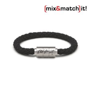 (mix&match)it! Armband "Schütze", Textil, schwarz Bild 1
