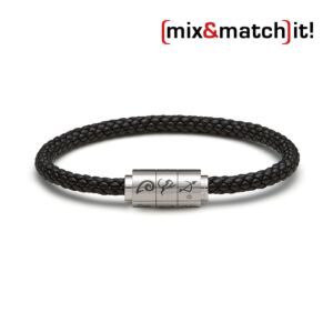 (mix&match)it! Armband "Schütze", Leder, schwarz Bild 1
