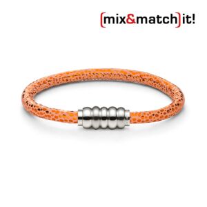 (mix&match)it! Armband, Leder, neon-grün Bild 1