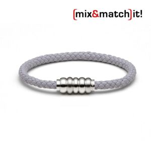 (mix&match)it! Armband, Leder, grau Bild 1