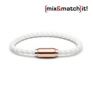 (mix&match)it! Armband, Leder, weiß Bild 1