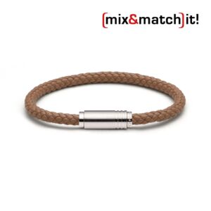 (mix&match)it! Armband, Leder, coffee Bild 1