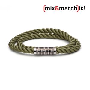 (mix&match)it! Armband, Seide, olive Bild 1